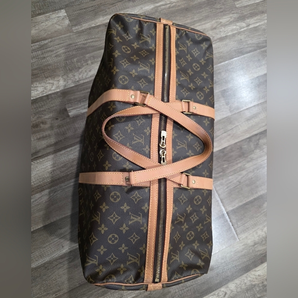 Louis Vuitton SAC SOUPLE 55 Monogram Canvas Duffel Bag CABIN Keepall Vintage - Picture 4 of 16